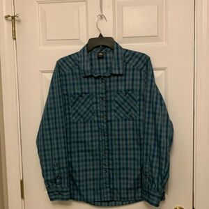 EMS Eastern Mountain Sports Women’s Hiking Shirt Size L. EUC